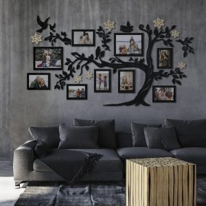 78×44″ Large Home Decor Wood Family Tree Wall Decal with Frame Pictures STANDARD, Decoraciones Para Salas de Casa Wall Art, Wall Stickers for Living 78×44″ Large Home Decor Wood Family Tree Wall Decal with Frame Pictures STANDARD, Decoraciones Para Salas de Casa Wall Art, Wall Stickers for Living