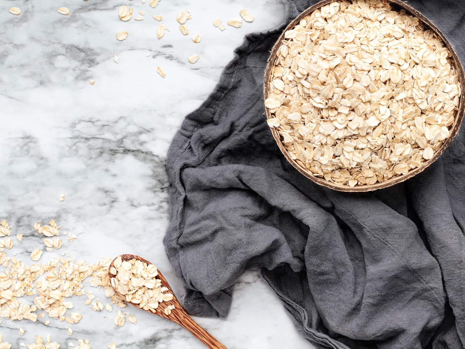 Grain Millers – Avena a granel para avena, 25 o 50 paquetes de Louisiana Pantry (orgánico enrollado #5, bolsa de 50 libras)