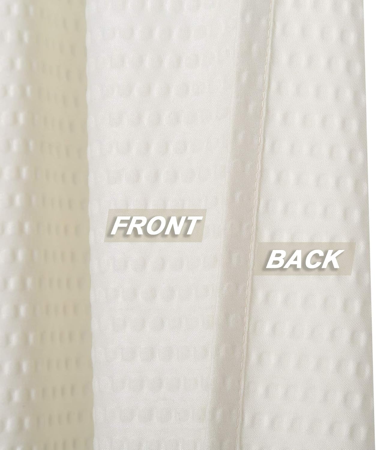CAROMIO Cortinas de café de 45 pulgadas de largo, microfibra suave con textura en relieve, con bolsillo para barra, cortinas de cocina para