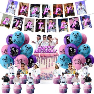 Peso, decoraciones de fiesta de cumpleaños, pluma, suministros de fiesta temática musical, incluye globos, adornos para pasteles, adornos para Peso, decoraciones de fiesta de cumpleaños, pluma, suministros de fiesta temática musical, incluye globos, adornos para pasteles, adornos para