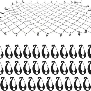 US Cargo Control Red de carga elástica grande, 72 x 96 pulgadas, red de carga elástica con 32 ganchos de plástico móviles para una fácil fijación, US Cargo Control Red de carga elástica grande, 72 x 96 pulgadas, red de carga elástica con 32 ganchos de plástico móviles para una fácil fijación,