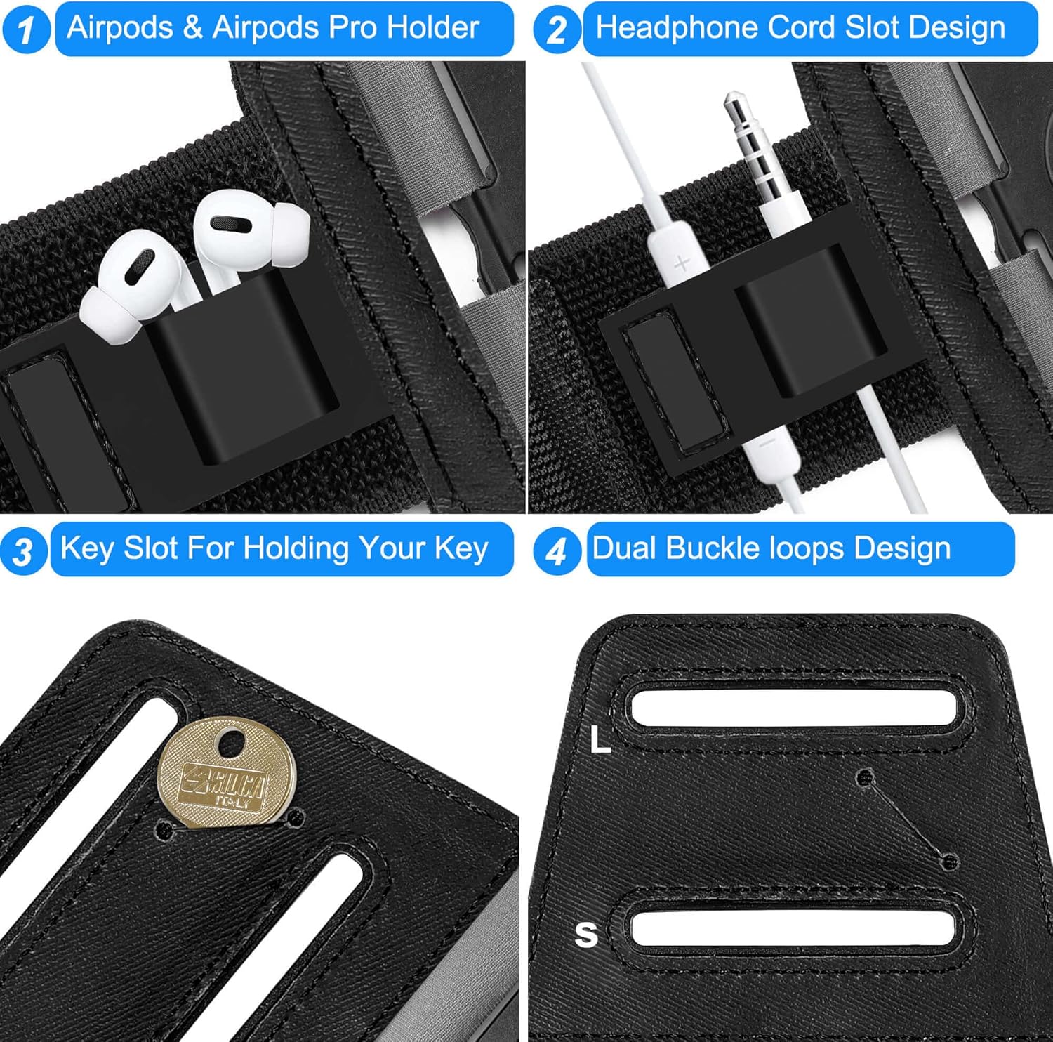 Paquete de 10 brazaletes para teléfono celular correa reflectante y ajustable compatible con iPhone 15 14 13 12 11 Mini Pro Max Plus Samsung Galaxy