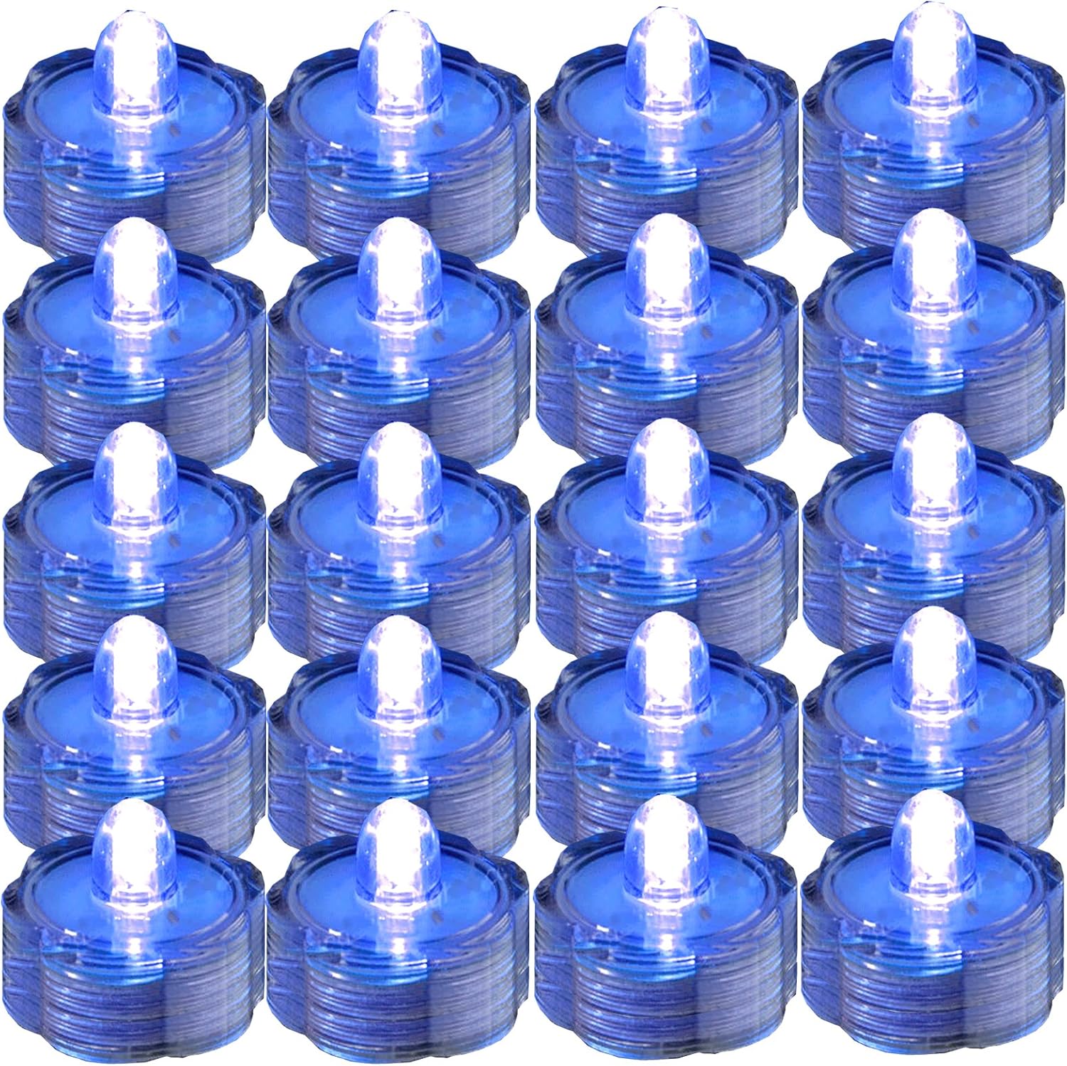 Luces led muy brillantes, sumergibles, color té, para fiestas, bodas