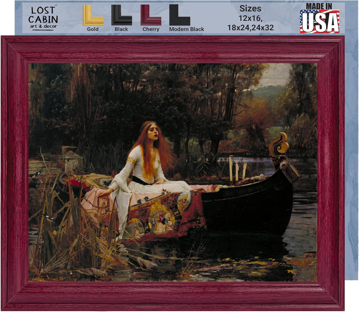 John William Waterhouse – Póster enmarcado para decoración de pared, carteles e impresiones, para mujer, antiguos y Roma, para decoración de pared