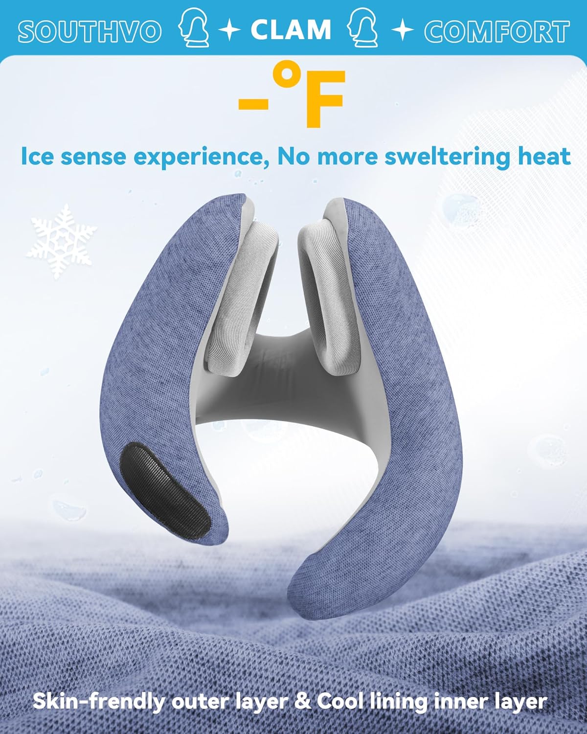 Almohada de cuello con orejeras con cancelación de ruido, NRR 25 dB, almohada de espuma viscoelástica para avión, soporte de cuello de 360,