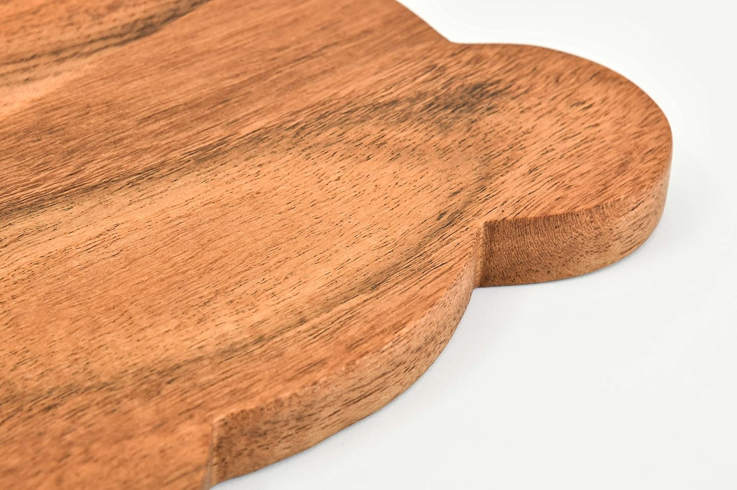 Tabla de cortar de conejo de madera decorativa para cocina, bloque de carnicero de 15 pulgadas de largo x 7 pulgadas de ancho, plato para servir