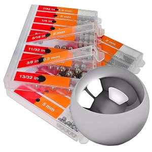 EEEEE 700pcs 20 tamaños (imperial y métrico) doble escala 304 rodamiento de bolas de acero inoxidable Slingshot munición surtido rodamientos de EEEEE 700pcs 20 tamaños (imperial y métrico) doble escala 304 rodamiento de bolas de acero inoxidable Slingshot munición surtido rodamientos de