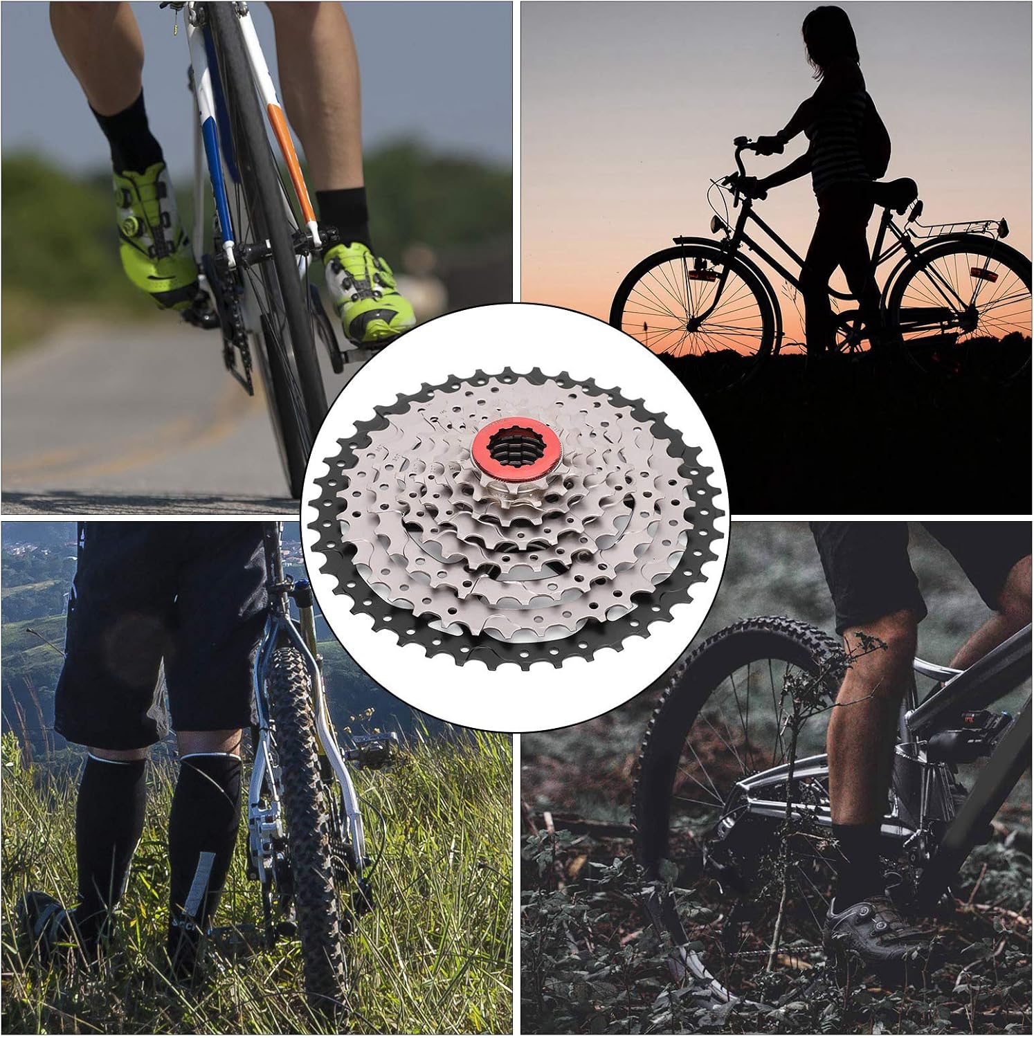 VGEBY Rueda libre de 8 velocidades, piñón de bicicleta 1142T