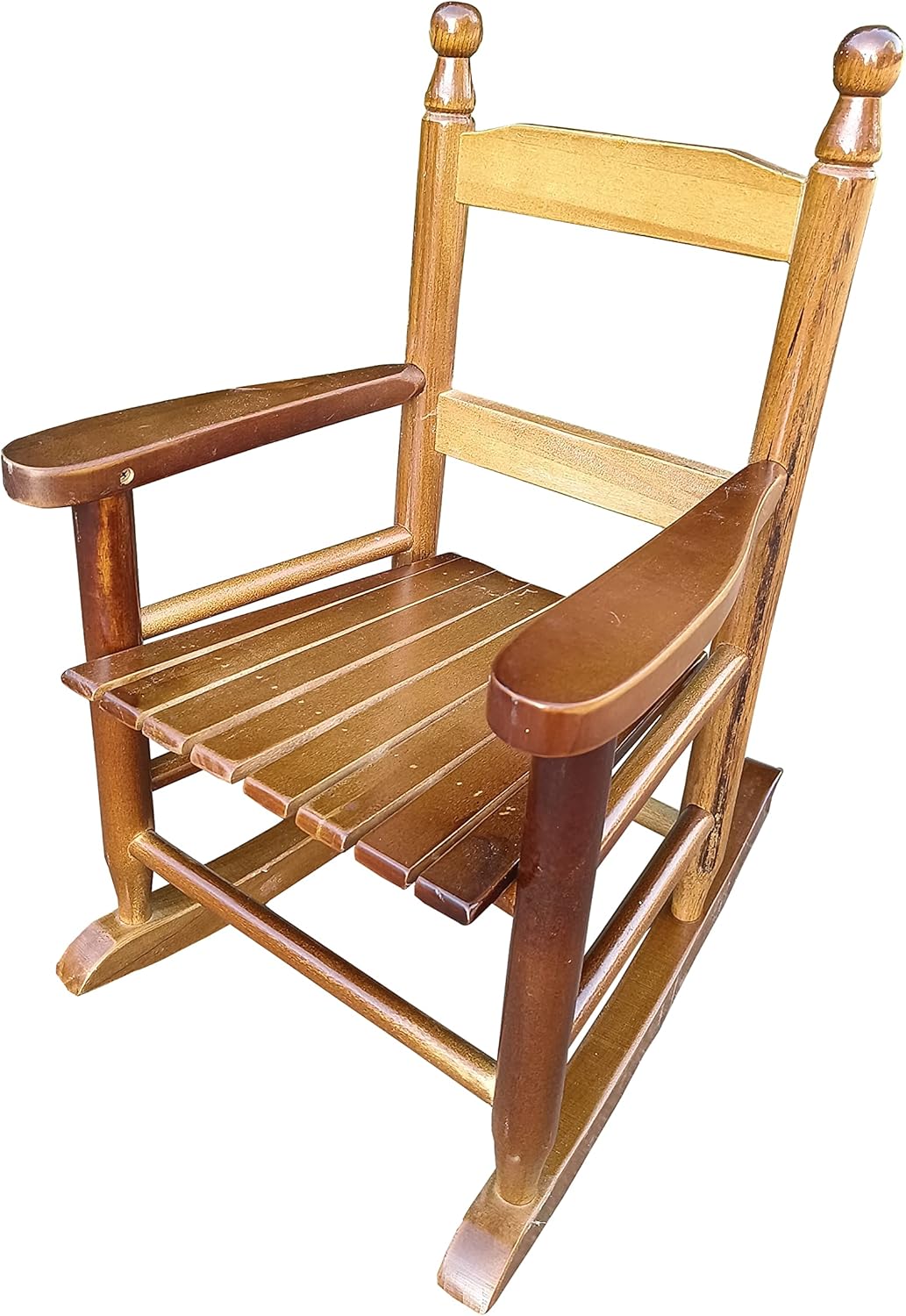 HomVent Mecedora para niños, mecedora de madera para interiores y exteriores, mecedora de porche para niños, jardín, césped, balcón, patio trasero