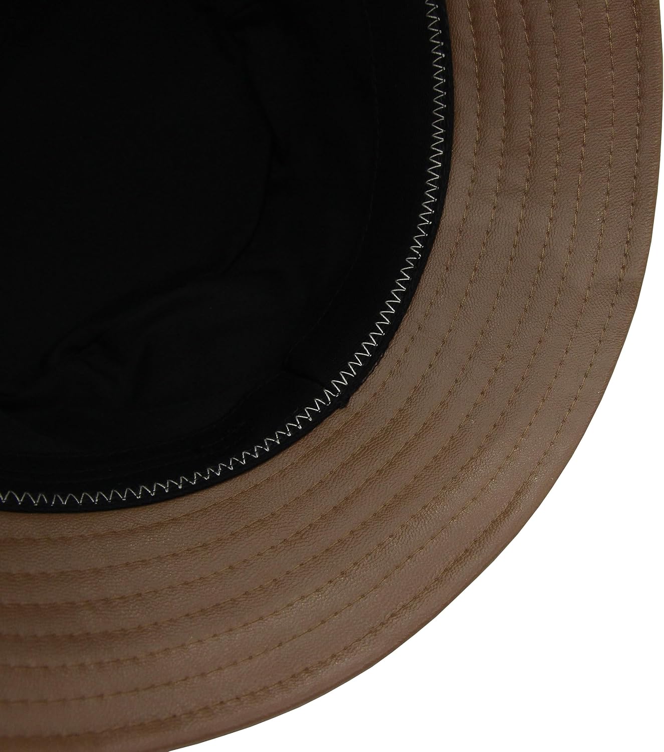 Sombrero de pescador unisex de piel sintética para mujer, impermeable, sombrero de lluvia de ala ancha, sombrero de sol de pescador para hombres y