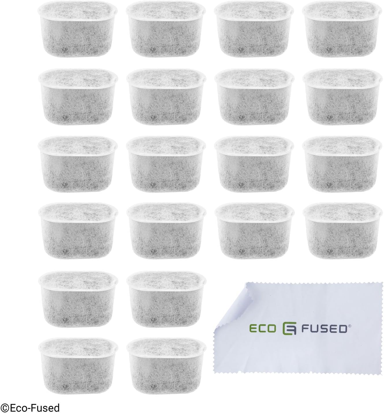 Filtros de agua de carbón de reemplazo Keurig modelos 2.020unidades, Paquete de 20, Blanco