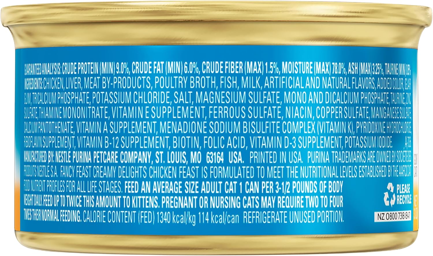 PURINA Fancy Feast Creamy Delights – Paquete variado de alimentos húmedos para gatos (3 onzas (paquete de 12), paquete variado