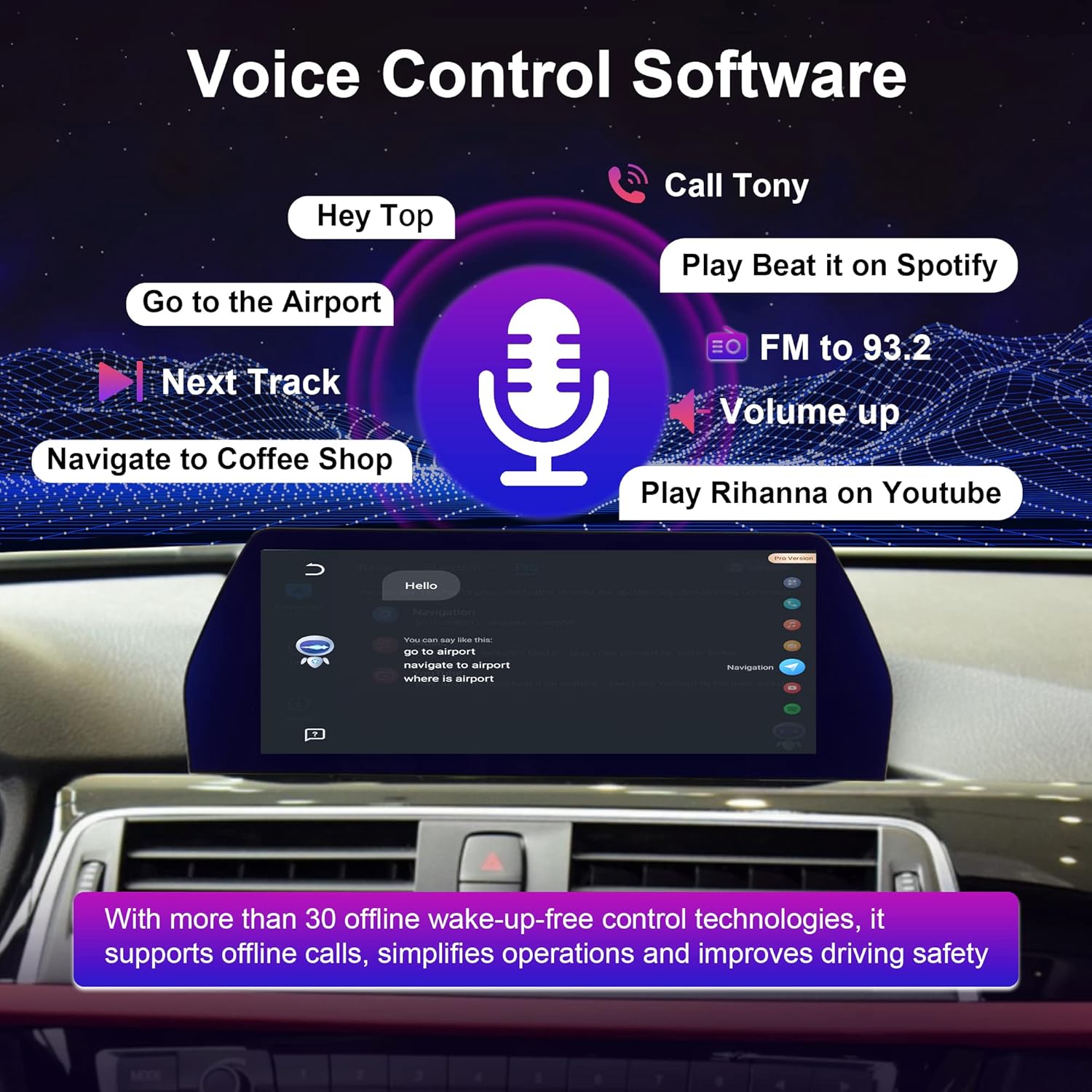Navegador GPS del coche de 12.3 pulgadas para BMW 3 Serie 4 Serie F30 F31 F32 F33 F34 F36 Android 12 Blu-ray pantalla táctil CarPlay (sistema NBT,