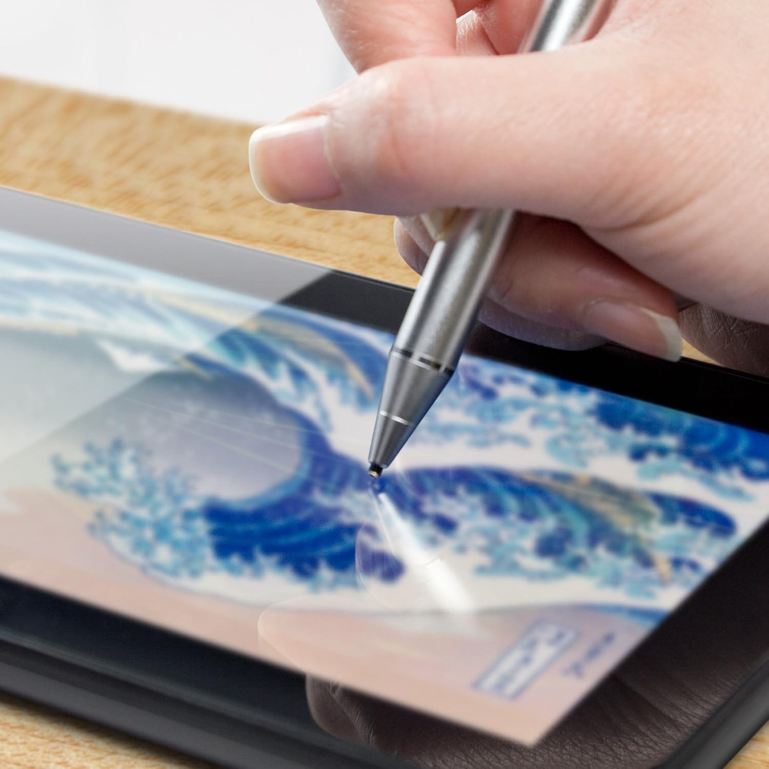 BoxWave Lápiz óptico compatible con Xiaomi Redmi 8A Dual – AccuPoint Active Stylus, lápiz digital electrónico con punta ultra fina, color plateado