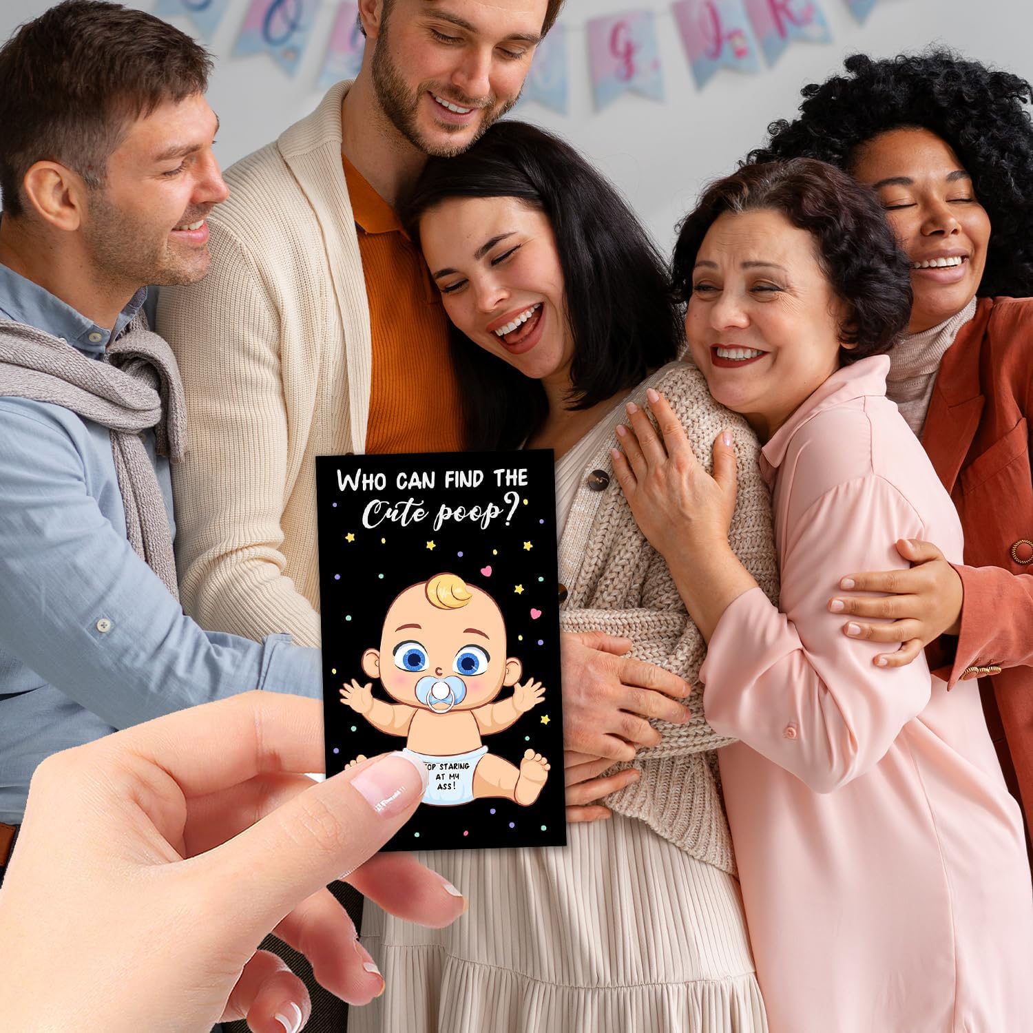 Juego de cartas de rifas para baby shower, juegos de baby shower para niños, divertidas decoraciones de juego de fiesta para actividades de baby