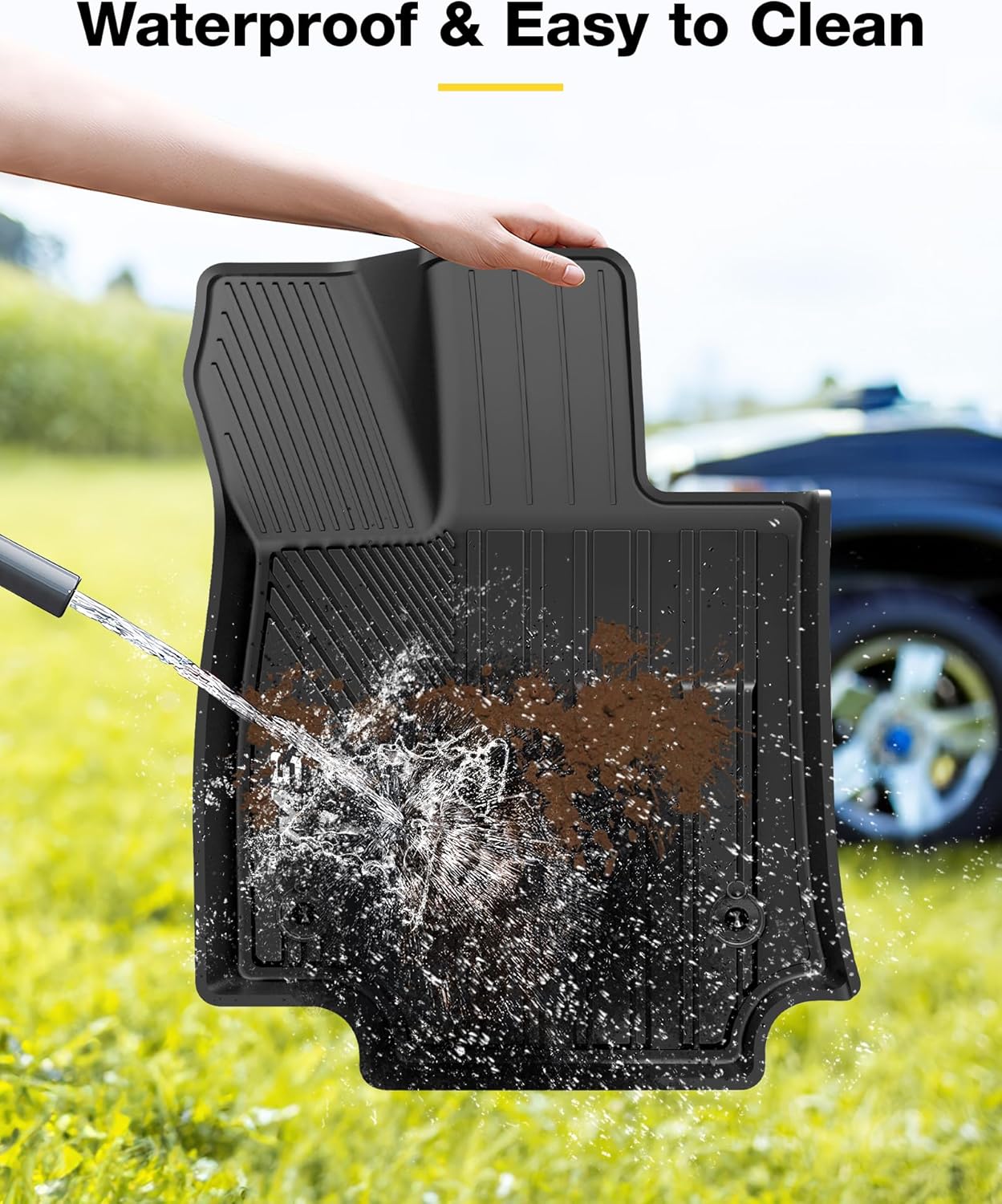 3W Alfombrillas de suelo y revestimiento de carga para Toyota RAV4 2019-2024 (no para híbridos o Prime) TPE para todo tipo de clima, ajuste