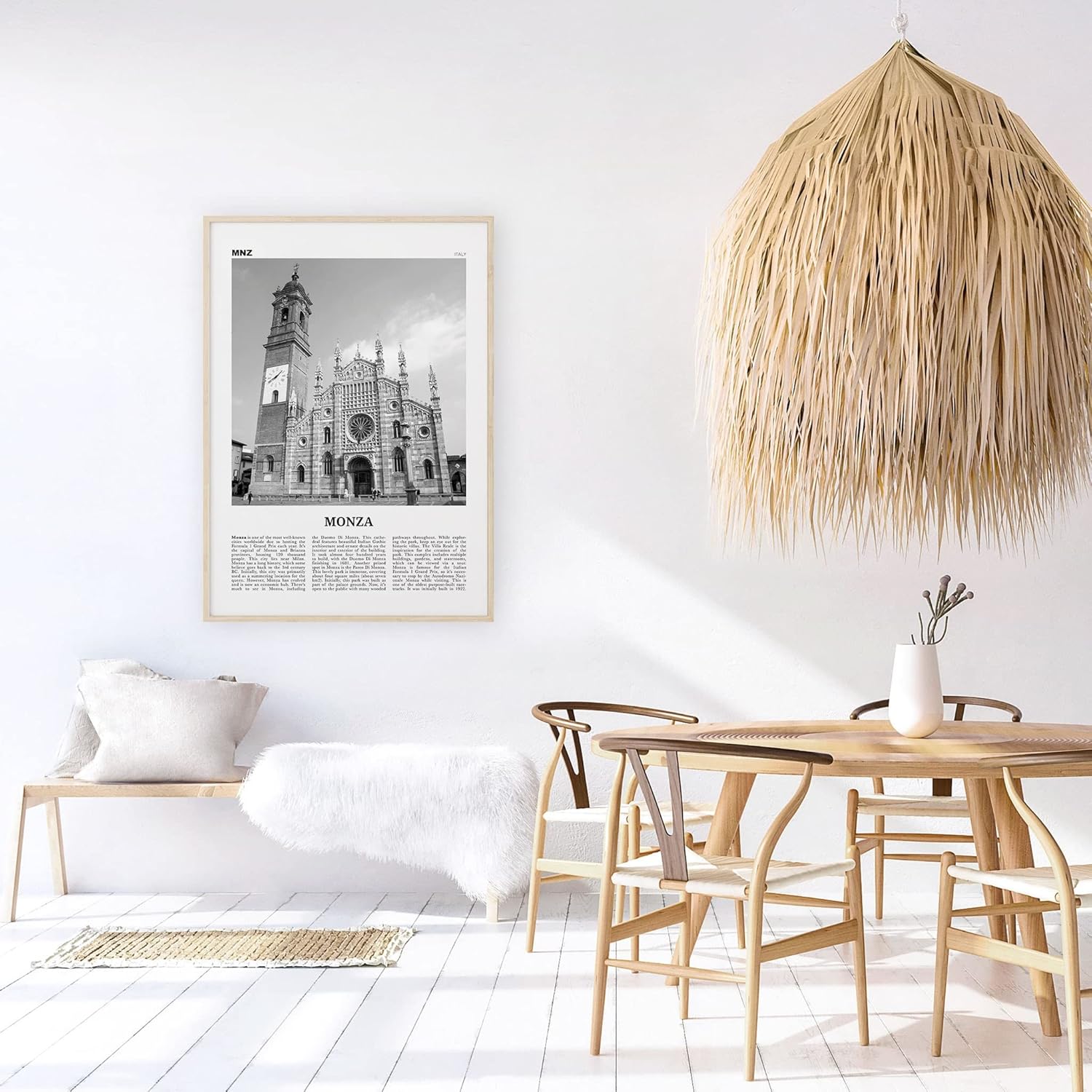 Monza Print Black And White, Monza Wall Art, Monza Poster, Monza Photo, Monza Wall Décor, Monza Map, Italy #111