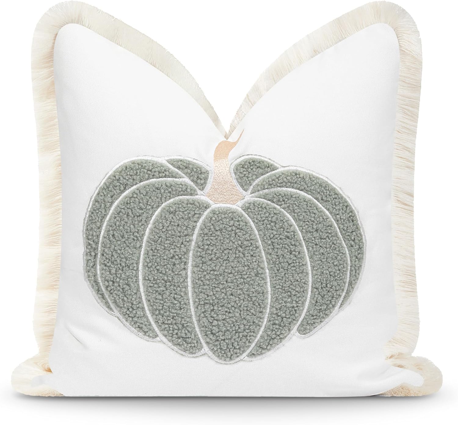 Hofdeco Premium Funda de almohada otoñal para patio interior y exterior, 20 x 20 pulgadas, repelente al agua para patio trasero, sofá, aguamarina