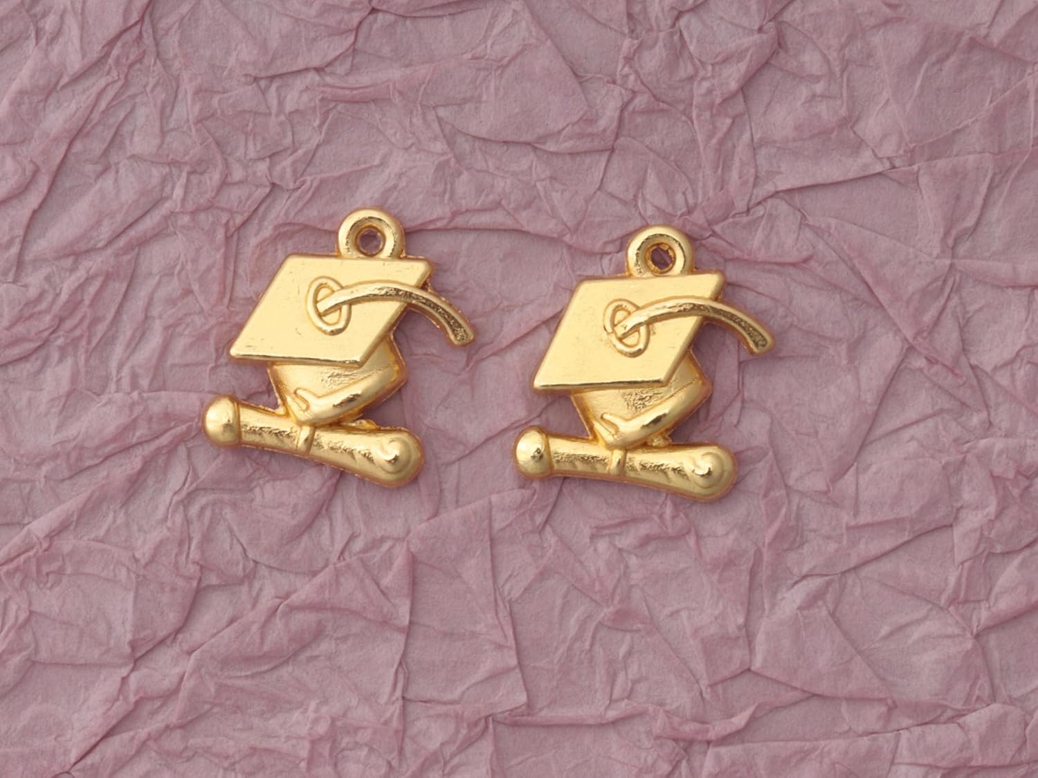 Ruwado 30 dijes de graduación con diploma de metal, lindos colgantes de cuentas para hacer joyas, kits de collares, pulseras, llavero, aretes,