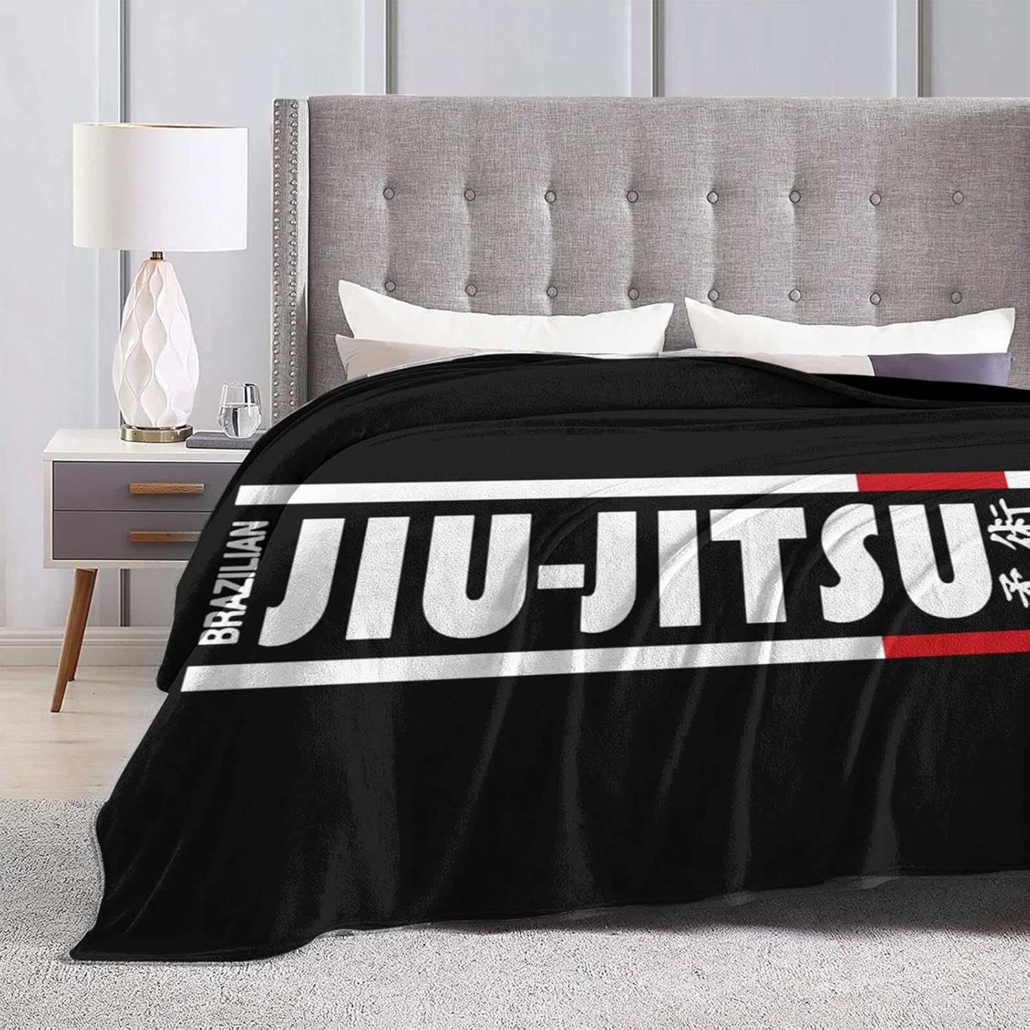 Jiu Jitsu – Manta de franela suave y mullida para sofá, cálida y decorativa