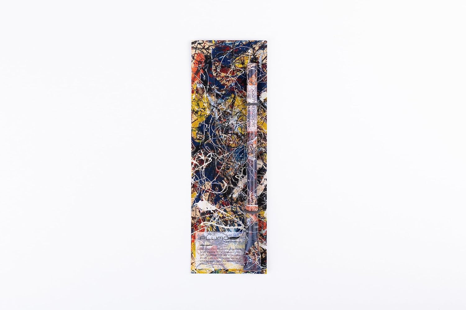PLUMO Pens Iconic Art Collection (paquete de 3)  Bolígrafo mediano negro ecológico (0.039 pulgadas)  Hecho de forma sostenible hasta 100% materiales
