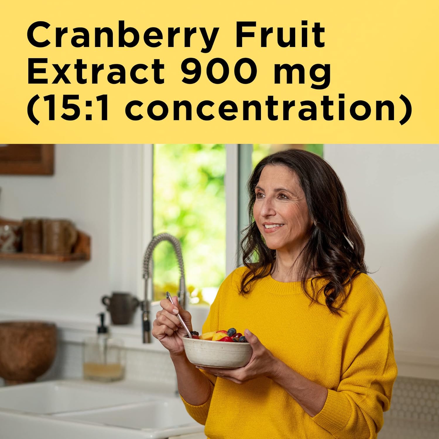 Nature Made Arándano con vitamina C, suplemento dietético para apoyo inmunológico y antioxidante, 60 cápsulas blandas, suministro para 30 días