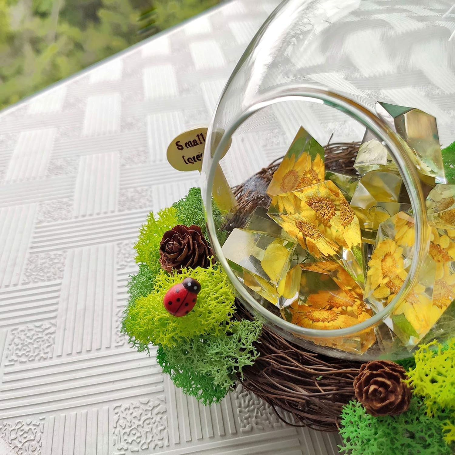 Bandeja de molde de silicona de resina epoxi de piedra gema multifacética para joyas de cuarzo de cristal, velas, jabón, cubitos de hielo, proyectos