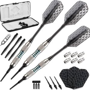 Viper Bobcat dardos de peso ajustable con punta suave y estuche de almacenamientoviaje. Viper Bobcat dardos de peso ajustable con punta suave y estuche de almacenamientoviaje.