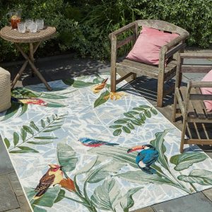 Unique Loom Outdoor Botanical Collection – Alfombra de área – Chanticleer (4 pies 1 pulgada x 6 pies 1 pulgada rectangular, multicolor, azul) Unique Loom Outdoor Botanical Collection – Alfombra de área – Chanticleer (4 pies 1 pulgada x 6 pies 1 pulgada rectangular, multicolor, azul)