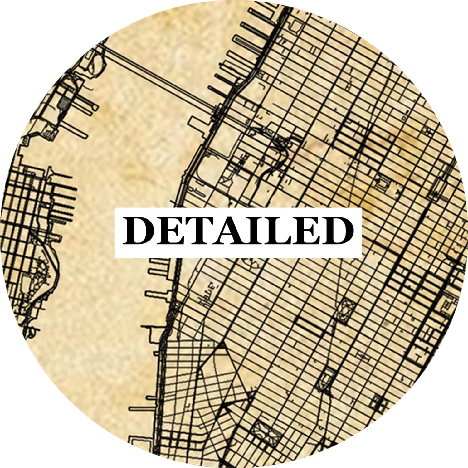 TANOKCRS Póster de mapa vintage de Nueva Orleans, Louisiana, Estados Unidos, América, arte de pared, impresión de mapa, regalo de recuerdo de viaje,