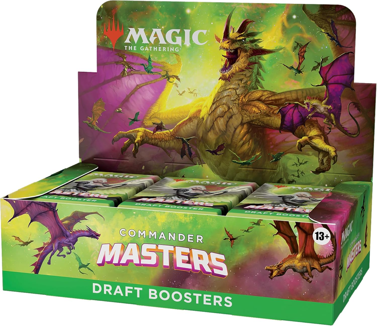 Magic The Gathering Commander Masters Draft Booster Box – 24 paquetes (480 tarjetas)