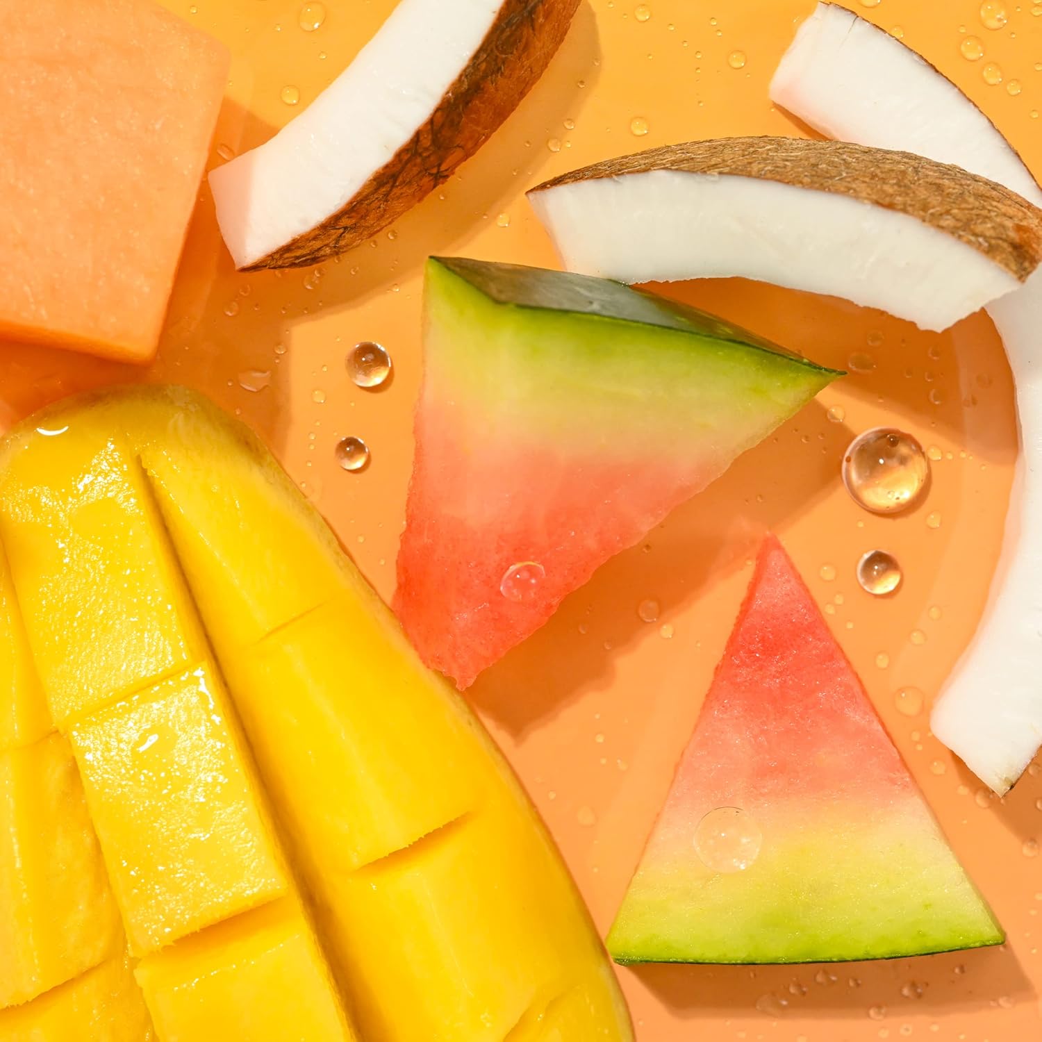 eos Juicy Vibes – Paquete variado de bálsamo labial sabores Sandía rosé, Melonada de mango y Leche de coco, humectan todo el día, productos para