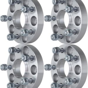 ECCPP 4 espaciadores de rueda centrados de 5 lengüetas de 1 pulgada 5×114.3 a 0.197×4.500 in 5×4.5 a 5×4.5 2.524 in compatibles con para RL para CL ECCPP 4 espaciadores de rueda centrados de 5 lengüetas de 1 pulgada 5×114.3 a 0.197×4.500 in 5×4.5 a 5×4.5 2.524 in compatibles con para RL para CL