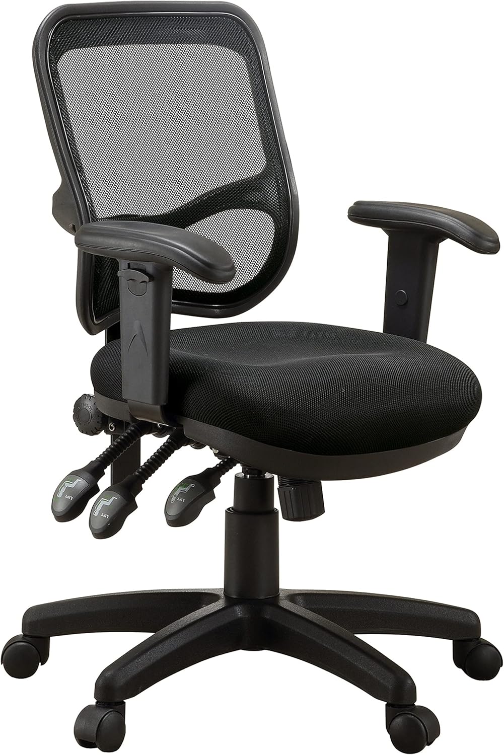 Coaster Furniture Silla de oficina Tela de malla negra 800019