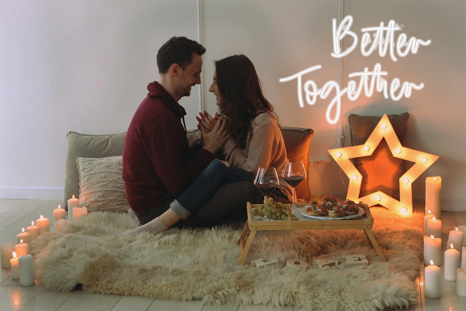Letrero de neón personalizable con luces LED de neón grandes para bodas, fiestas de cumpleaños, dormitorio, bar, tienda, nombre, luces de logotipo,