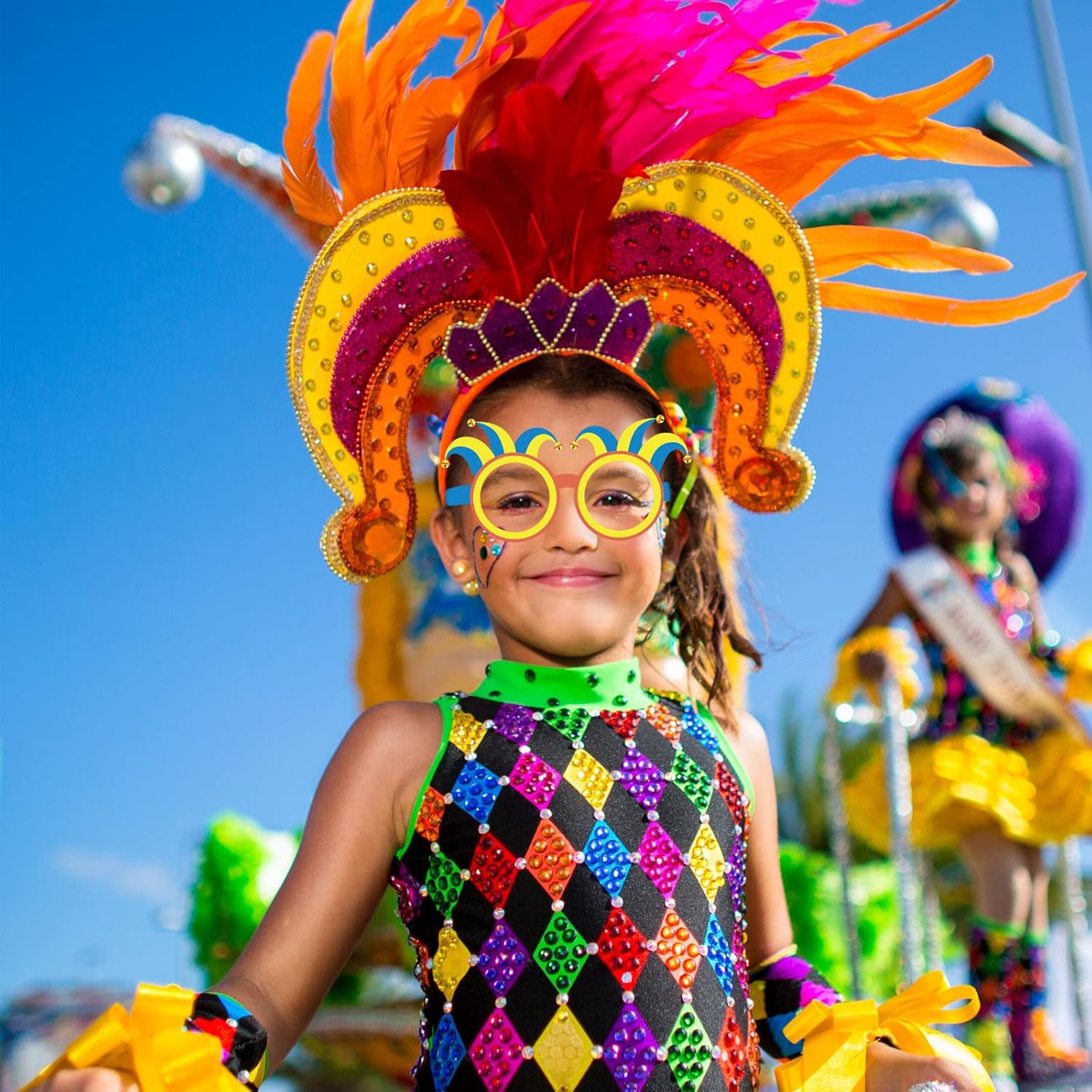 Máscara de Mardi Gras, gafas de papel para cabina de fotos, 27 piezas divertidas de carnaval de papel para adultos y niños, divertidos accesorios de