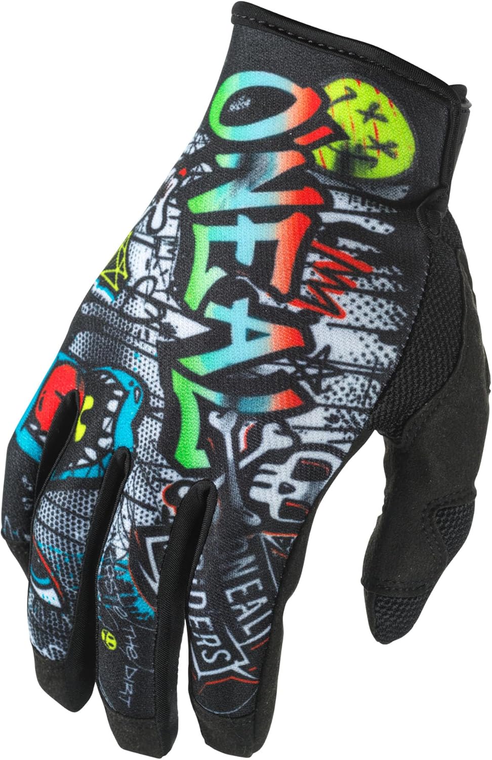 O’Neal Mayhem V.24 – Guantes para hombre, color negro y blanco, talla 9