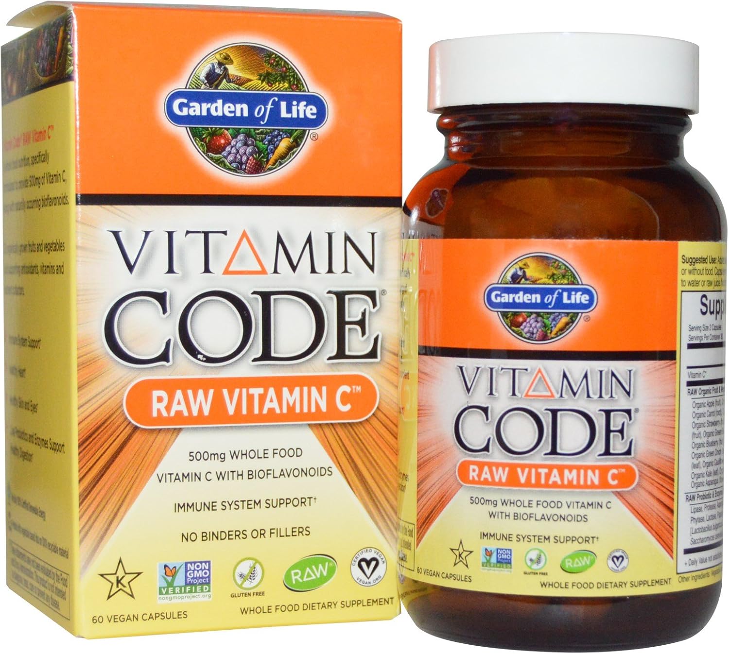 Garden Vitamin Code C Raw – 60 Cápsulas