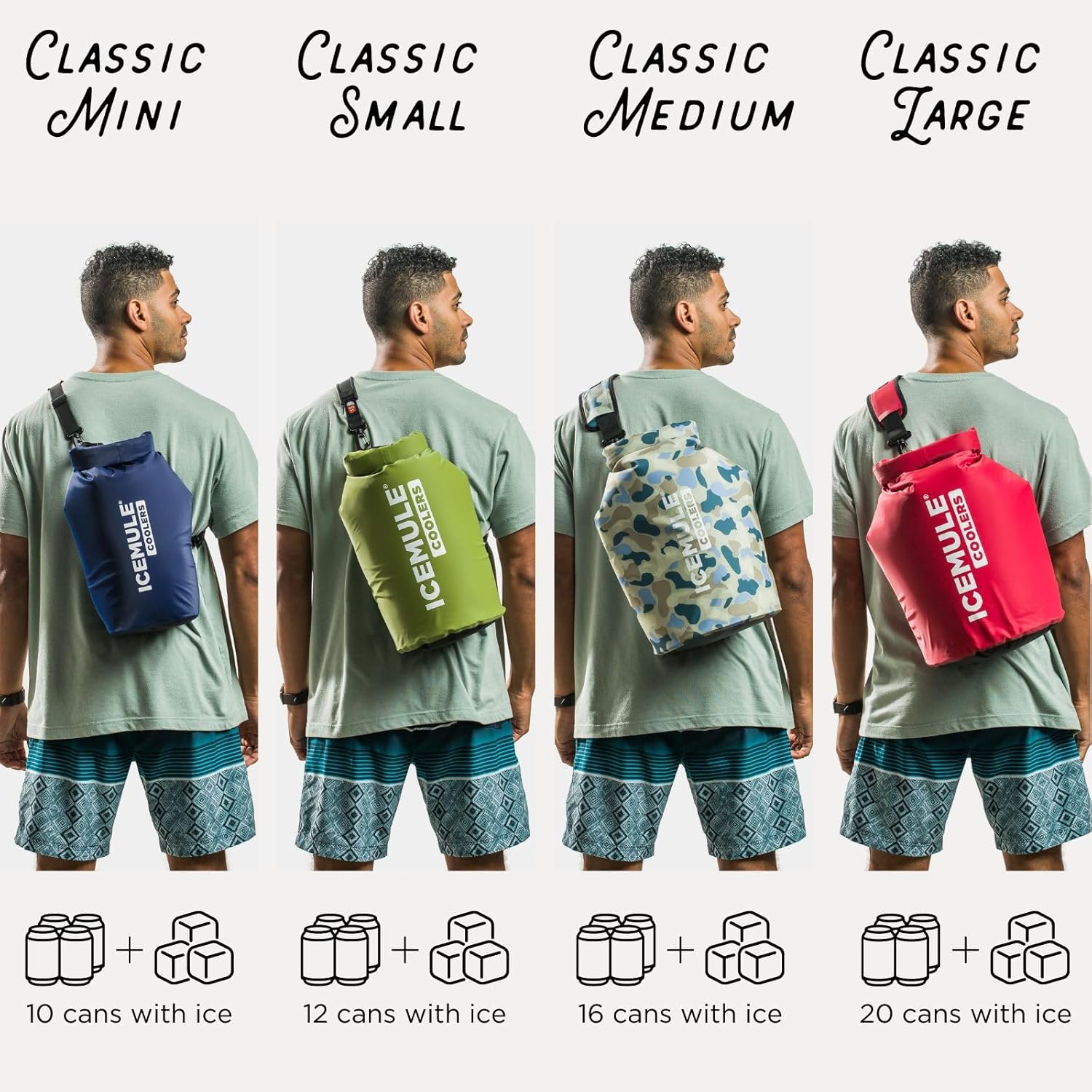 Mochila térmica con aislamiento clásico, manos libres, plegable, resistente al agua y de lados suaves. Esta hielera altamente portátil es una