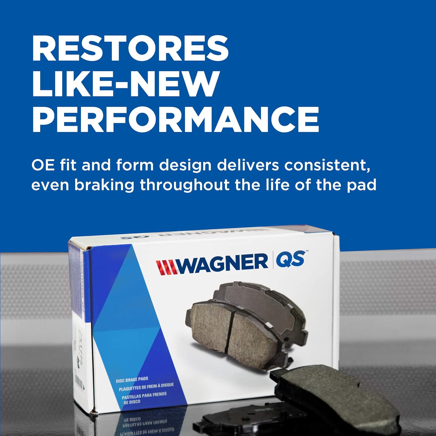 Wagner QuickStop ZD1302 Juego de pastillas de freno de disco traseras para Kia Sedona 2016