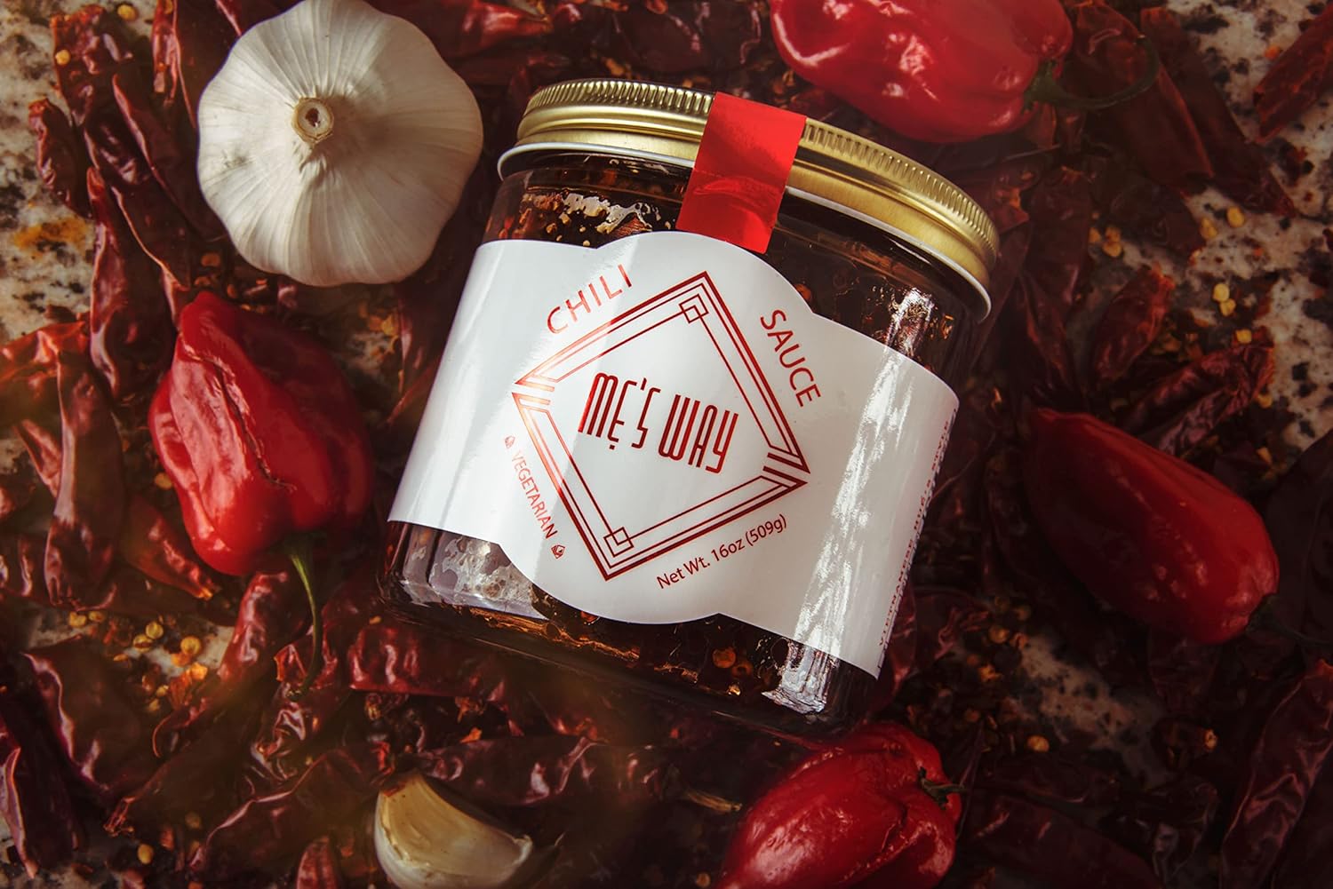 Paquetes de salsa de chile vietnamita hecha a mano M”S WAY  Pasta de chile casera  Chili Crisp tradicional  Mezcla perfecta de especias, salsa de