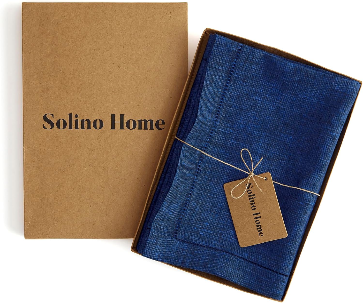 Solino Home Servilletas de tela de lino con flecos, juego de 4 servilletas de cena de 20 x 20 pulgadas, 100% lino puro, servilletas de tela vintage