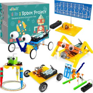 Juego de 6 proyectos STEM para niños de 8 a 12 años, kits de ciencia electrónica para niños de 6 a 8 años, juguete robótico de ingeniería de Juego de 6 proyectos STEM para niños de 8 a 12 años, kits de ciencia electrónica para niños de 6 a 8 años, juguete robótico de ingeniería de