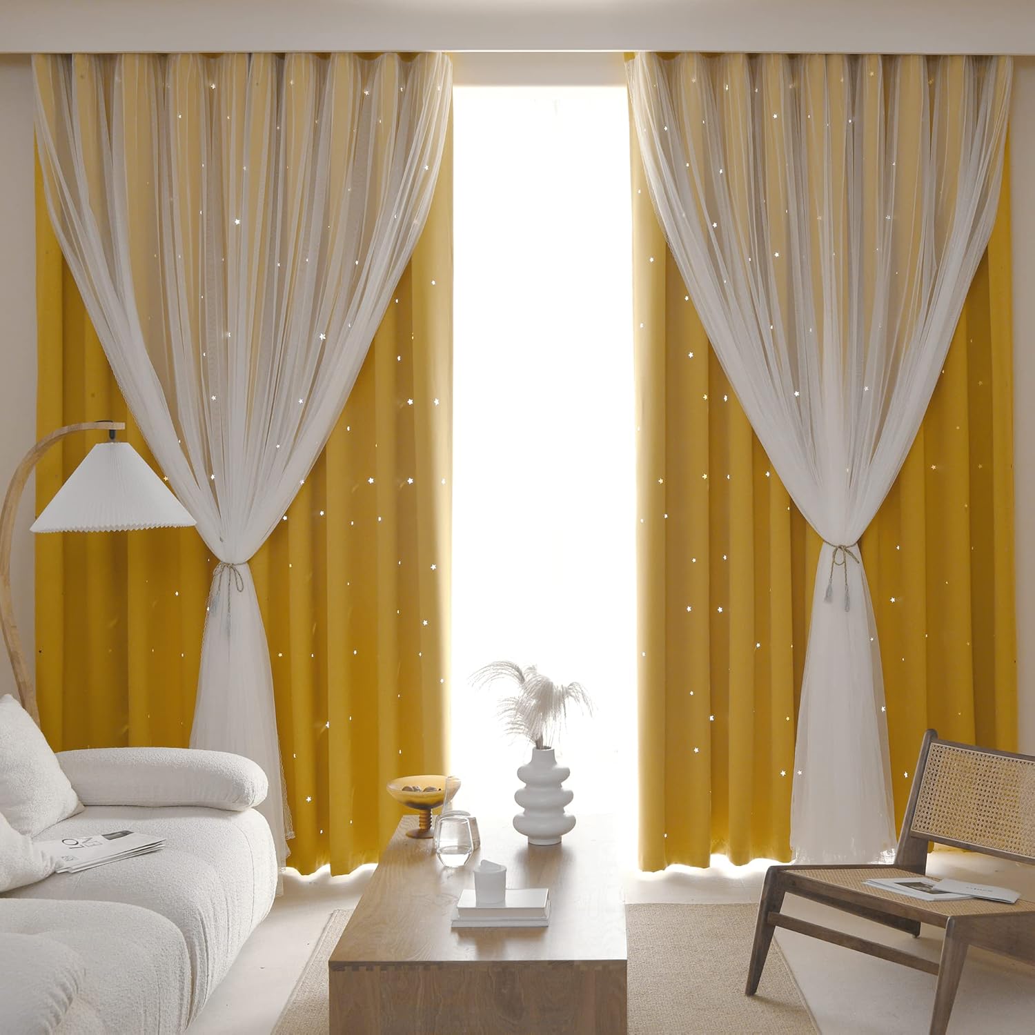 Kinryb Star – Cortinas de doble capa