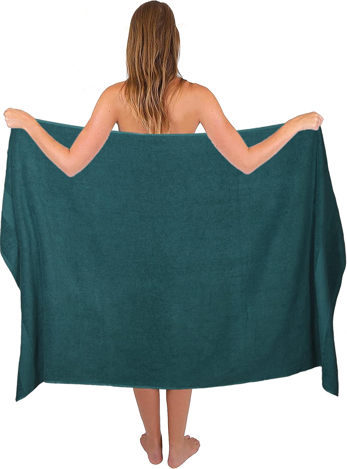 Elvana Home Juego de 2 toallas de baño de algodón de alta calidad, 35 x 70pulgadas, algodón 100% puro, ideal para uso diario, ultra suave y