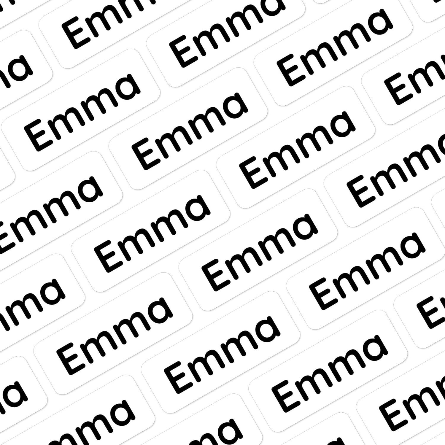175 mini etiquetas de nombre (0.63 x 0.24 pulgadas) para etiquetar artículos pequeños. Etiquetas adhesivas impermeables extra pequeñas para niños en