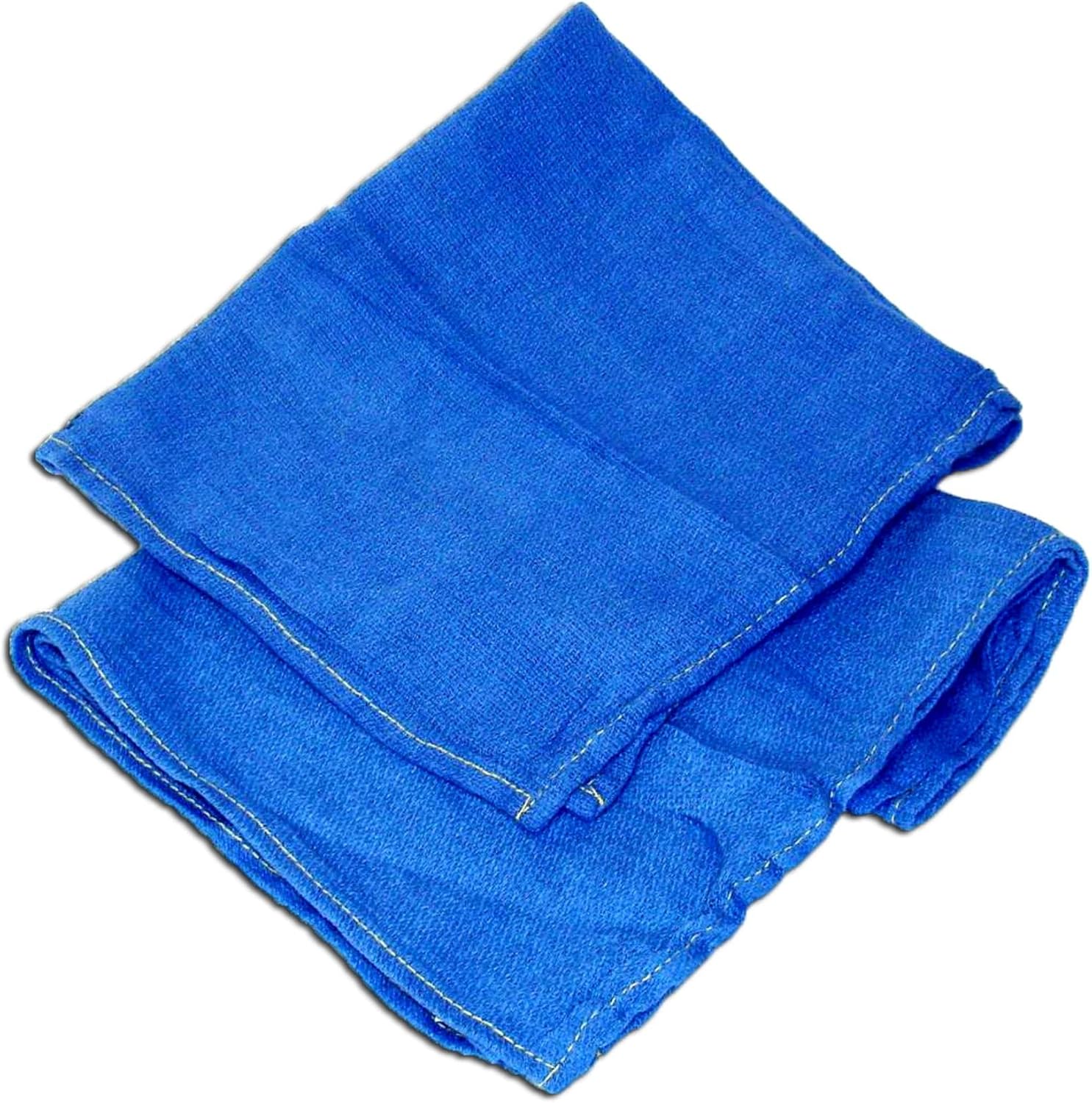 Texas Ragtime Blue Huck Towels – Toallas de tela de grado industrial a granel, limpieza multiusos, manchas para mecánicos de automóviles, limpieza,