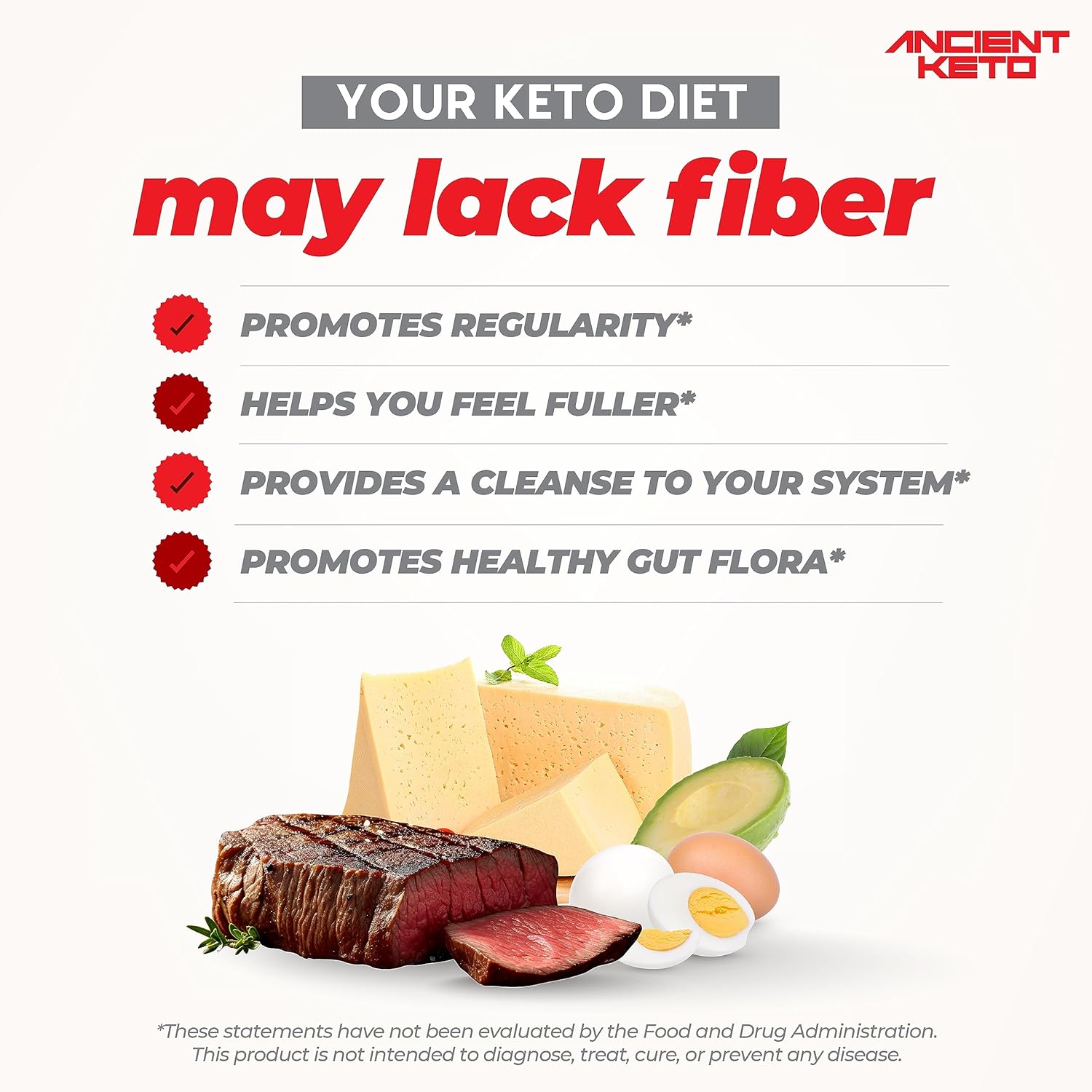 Gomitas de fibra keto sin azúcar para adultos  Suplemento vitamínico Keto para hombres y mujeres  Prebióticos de alta fibra a base de plantas,