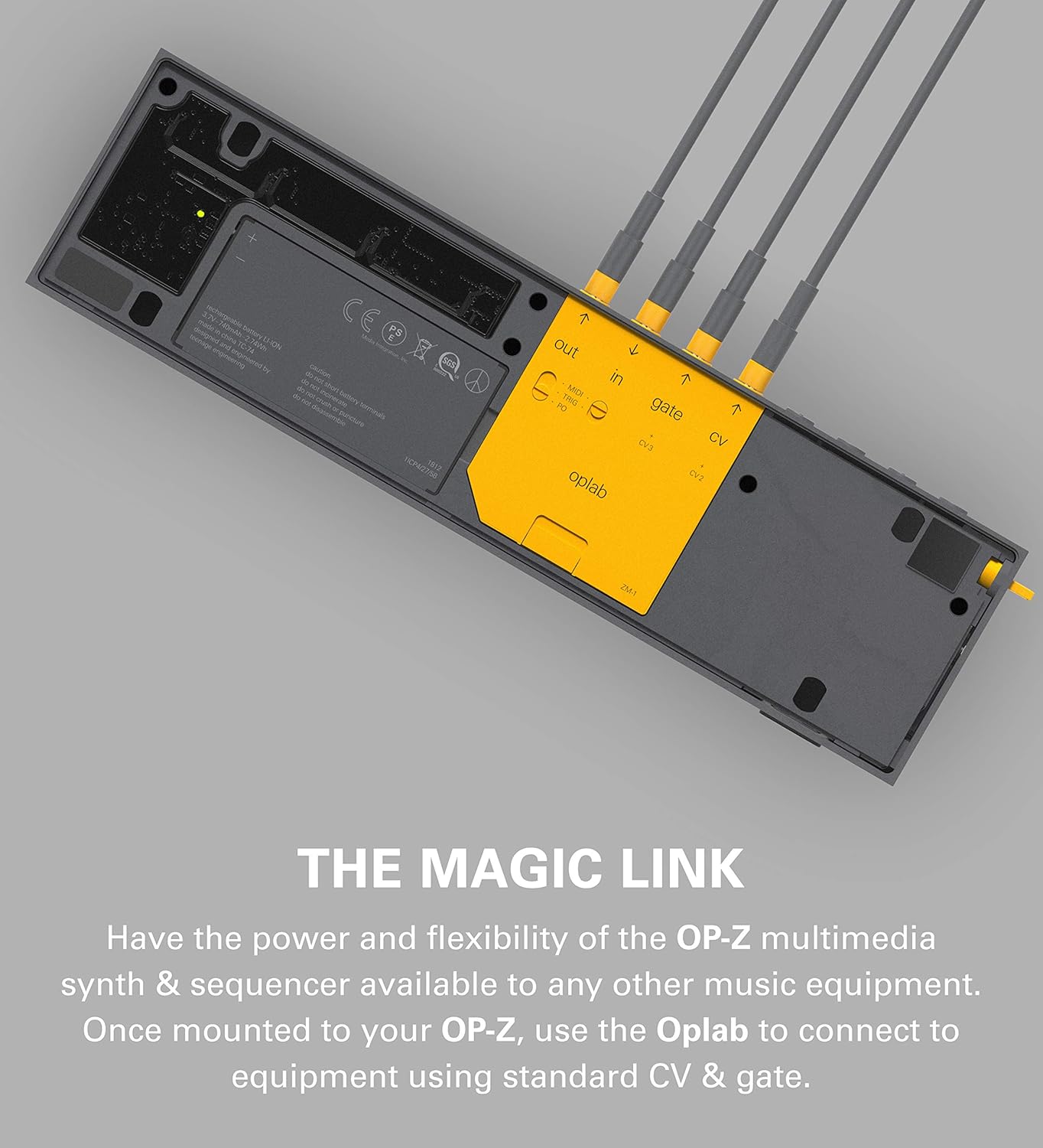 teenage engineering ZM-1 Oplab Module Kit de Accesorios de Expansión para Sintetizador Portátil OP-Z y Secuenciador Multimedia
