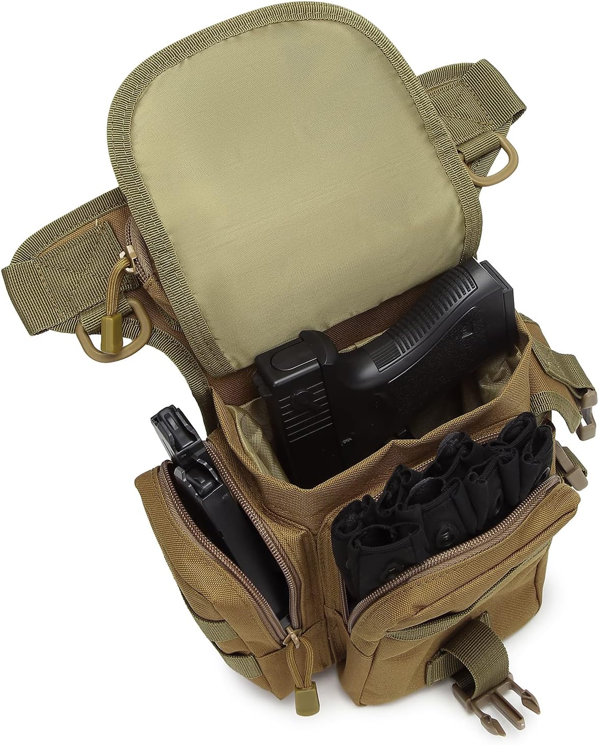 ATBP Bolsa táctica de pierna caída bolsa bolsa muslo paquete militar cintura bolsa paquete para motocicleta carreras bicicleta ciclismo senderismo